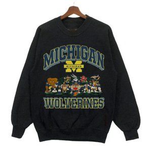 retro NC.AA Michigan Wolverines Looney Tunes Wolverines sweatshirt shirt tee